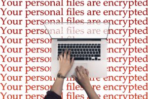 Alles, was der Computer noch anzeigt ist "Your personal files are encrypted"